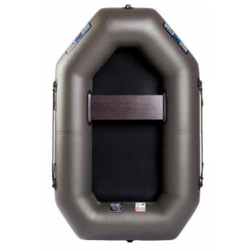 Надувна лодка Aqua-Storm St-190 гребна одномісна 11.5 кг з жорстким сидінням і ПВХ 850 г/м² зеленого кольору