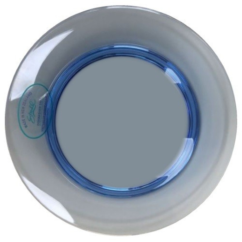 Тарілка Atep Pasific blue 27 см блакитна плоска нова Італія для стильного застілля