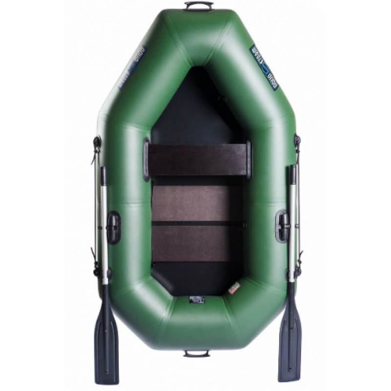 Надувна лодка Aqua-Storm ST 220 C ПВХ гребна одномісна з сланевим настилом вантажопідйомність 160 кг вага 16.5 кг