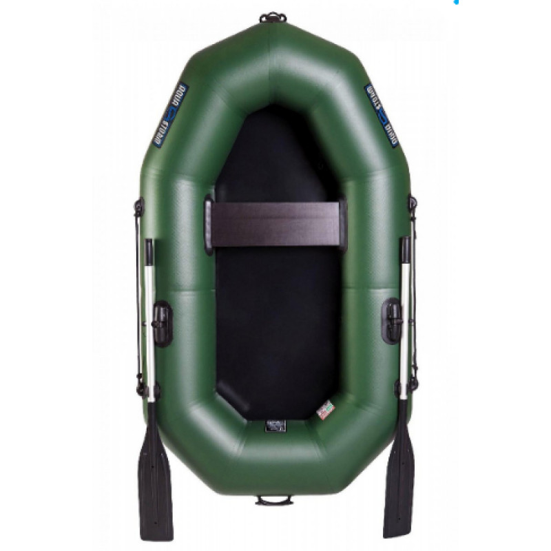 Надувна лодка Aqua-Storm MA 220 гребна з фанерною рейковою сланею вантажопідйомність 160 кг вага 12 кг