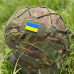 Кавер Kirasa на загальновійськову каску L-XL Cordura 1000d мультикам для тактичного маскування