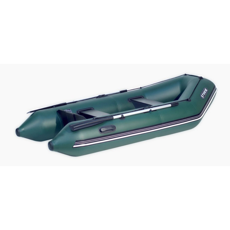Моторна лодка Aqua-Storm stm 280-40 ПВХ двомісна вантажопідйомність 280 кг довжина 284 см 3 гермоотсіки