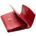 Гаманець жіночий Semi Line RFID Red P8274-2 натуральна шкіра компактний 7 слотів для карток 2 відділення для купюр