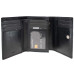 Гаманець жіночий шкіряний Semi Line RFID Black (P8263-0) 9 відділень для карток компактний 12 х 9.5 х 2 см