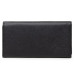 Гаманець жіночий Semi Line Black (3052) штучна шкіра 3 відділення для купюр 5 слотів для карток 19х10х3 см