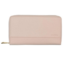 Гаманець жіночий Semi Line Light Pink 3051-5 штучна шкіра saffiano 14 слотів для карток 2 відділення для купюр Гаманець жіночий Semi Line Light Pink 3051-5 штучна шкіра saffiano 14 слотів для карток 2 відділення для купюр