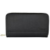 Гаманець жіночий Semi Line Black 3051-7 14 слотів для карток 2 відділення для купюр розмір 20х11 см