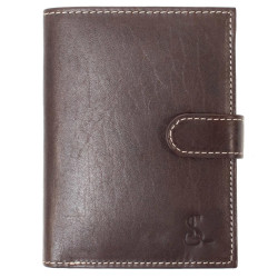 Портмоне чоловіче Semi Line RFID Brown (P8266-1) натуральна шкіра 7 слотів для карток компактний формат Портмоне чоловіче Semi Line RFID Brown (P8266-1) натуральна шкіра 7 слотів для карток компактний формат