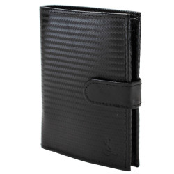 Портмоне чоловіче Semi Line RFID Black P8270-0 натуральна шкіра 7 відділень для карток елегантна подарункова коробка Портмоне чоловіче Semi Line RFID Black P8270-0 натуральна шкіра 7 відділень для карток елегантна подарункова коробка