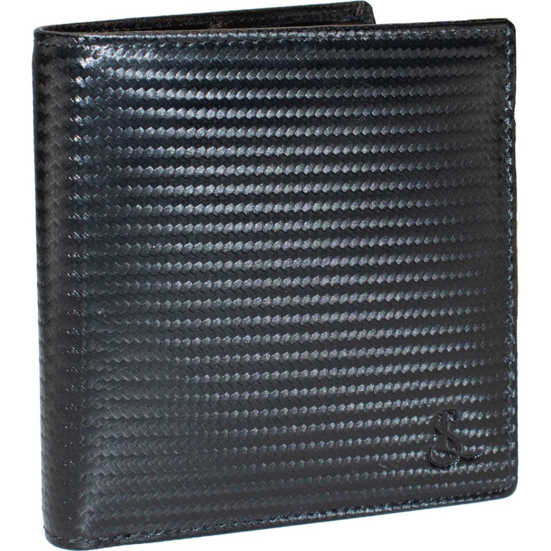 Портмоне чоловіче Semi Line RFID Black P8268-0 натуральна шкіра 12 слотів для карток 2 відділення для купюр