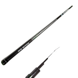 Вудка карбонова NEW HUNTER GL6811 4м легка жорстка швидкий стрій телескопічна конструкція