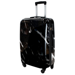 Валіза Semi Line T5730-2 Black Marble об'єм 63 л вага 3.3 кг 4 колеса кодовий замок Валіза Semi Line T5730-2 Black Marble об'єм 63 л вага 3.3 кг 4 колеса кодовий замок