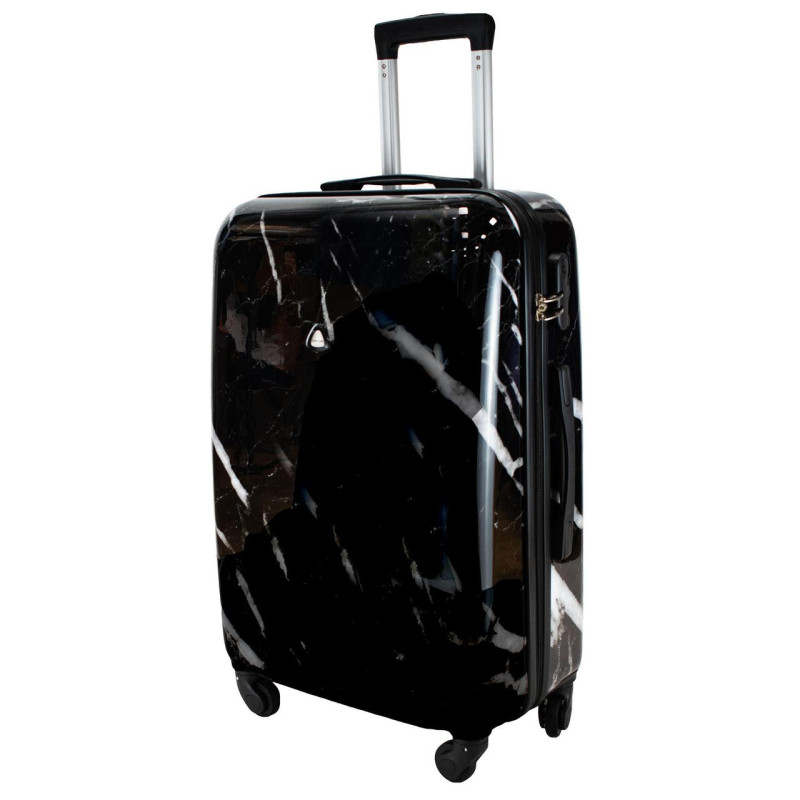 Валіза Semi Line T5730-2 Black Marble об'єм 63 л вага 3.3 кг 4 колеса кодовий замок