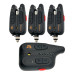 Набір сигналізаторів Gladiator RF1118 3+1 Black з пейджером до 150 м яскраве LED-підсвічування компактний дизайн