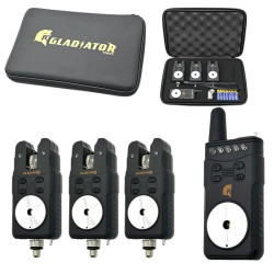 Сигналізатори GLADIATOR RF698 3+1 Black з пейджером 3 магніти радіус дії до 150 м вологозахист ударостійкість Сигналізатори GLADIATOR RF698 3+1 Black з пейджером 3 магніти радіус дії до 150 м вологозахист ударостійкість