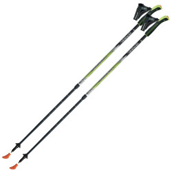 Палиці для скандинавської ходьби Gabel Stretch Lime Dual Tech телескопічні 2 секції алюмінієві 212 г Палиці для скандинавської ходьби Gabel Stretch Lime Dual Tech телескопічні 2 секції алюмінієві 212 г