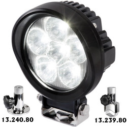 Прожектор LED HD Osculati 3x6 Вт чорний IP67 для навігаційної дуги 6000 К 10-30 В Прожектор LED HD Osculati 3x6 Вт чорний IP67 для навігаційної дуги 6000 К 10-30 В