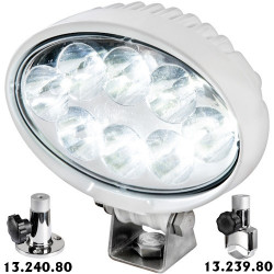Прожектор LED HD Osculati 8x3 Вт кольорова температура 6000 К IP67 кріплення на навігаційній дузі білий корпус Прожектор LED HD Osculati 8x3 Вт кольорова температура 6000 К IP67 кріплення на навігаційній дузі білий корпус