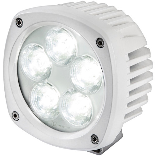 Прожектор LED HD Osculati 5x10 Вт з ручним управлінням IP67 білий алюміній для навігації 10-30 В
