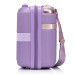 Бьюті-кейс Semi Line T5916-1 фіолетовий 16L 0.92 кг для ділових поїздок з ABS-пластика з верхньою ручкою