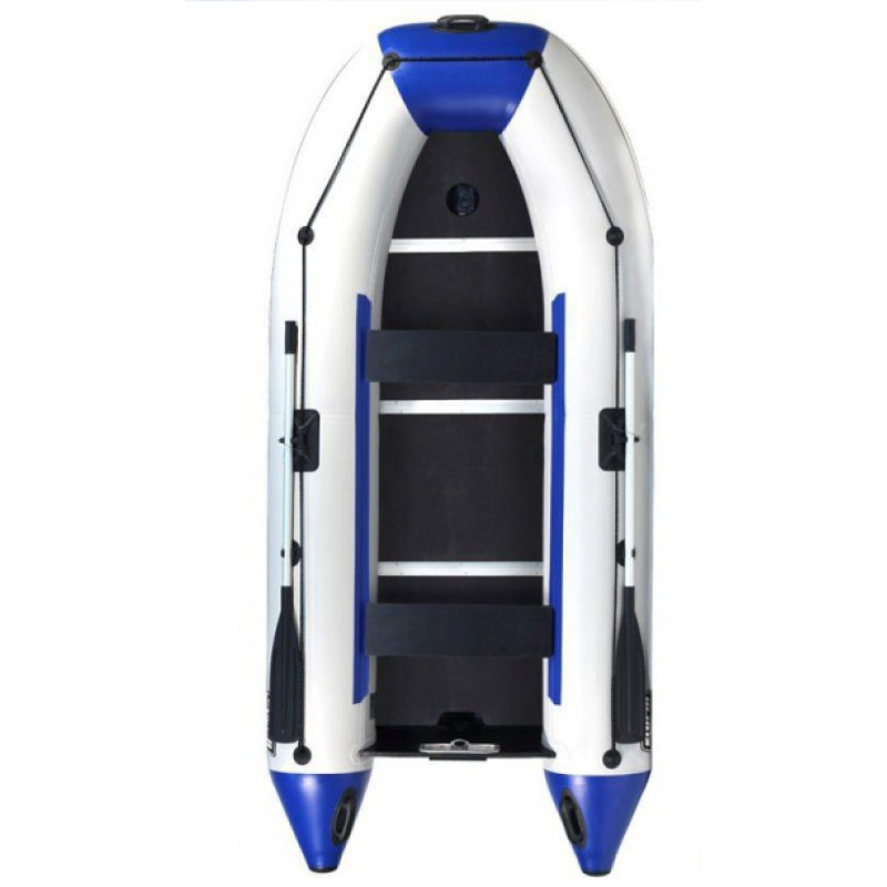 Надувна лодка Aqua-Storm Evolution STK 330 e моторна ПВХ 4-місна з жорстким дном вантажопідйомність 500 кг