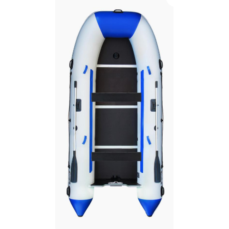 Надувна лодка Aqua-Storm Evolution STK 450e ПВХ моторна 6 осіб вантажопідйомність 745 кг жорстке дно 452 см
