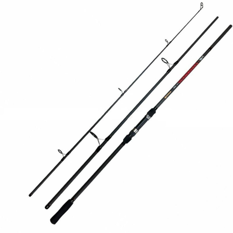 Коропове вудилище Gladiator King Carp 3.3m 3.5 LB карбон IM6 легке 354g з SIC-кільцями та котушкотримачем Fuji DPS