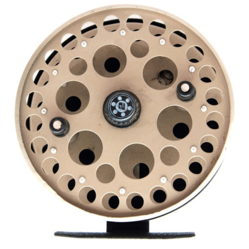 Інерційна котушка Gladiator XT999 125 мм 2 підшипники легкий металевий корпус бежевий