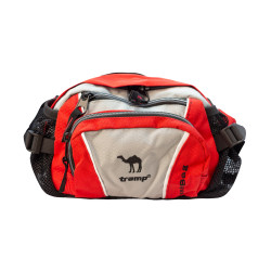 Сумка на пояс Tramp SASHBAG червона/чорна з трьома кишенями поліестер Honeycomb Ripstop 600D 20х21х10 см Сумка на пояс Tramp SASHBAG червона/чорна з трьома кишенями поліестер Honeycomb Ripstop 600D 20х21х10 см