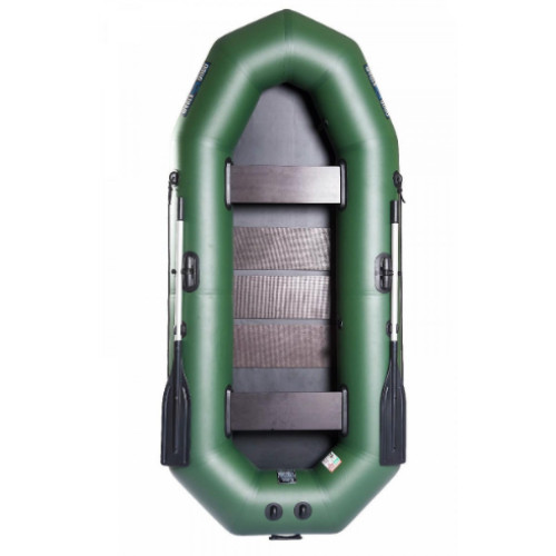Надувна лодка Aqua-Storm ma 280 ПВХ гребна двомісна 280 см 220 кг вантажопідйомність 850 гр/м2 3 роки гарантії