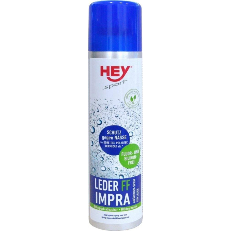 Засіб для обробки шкіри та текстилю Hey-Sport LEDER IMPRA ефективний захист від води 200 мл флакон-спрей
