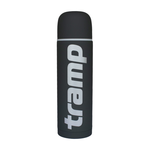 Термос TRAMP Soft Touch UTRC-110 1.2 л сірий з антиковзним покриттям довге утримання температури