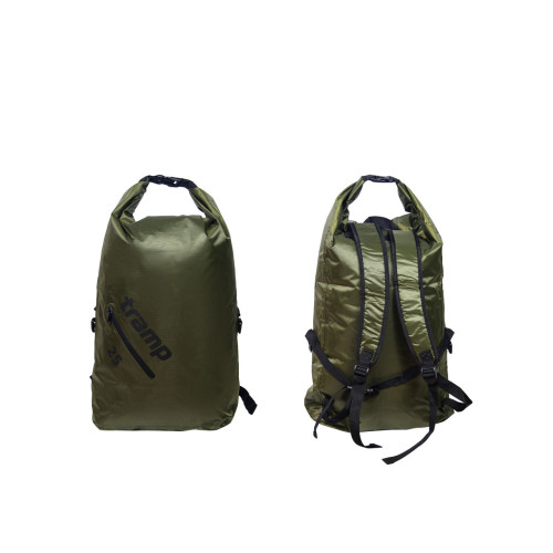 Герморюкзак TRAMP PVC Diamond Ripstop оливковий 40л UTRA-257 компактний легкий водостійкий для походів і рибалки