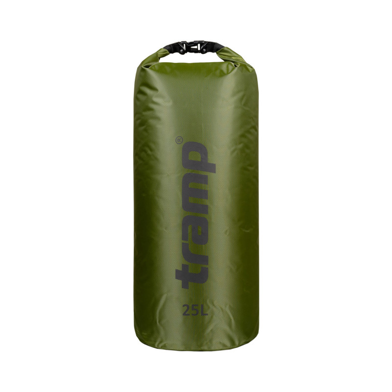 Гермомішок TRAMP PVC Diamond Ripstop 25л Оливковий легкий водонепроникний для туризму та активного відпочинку