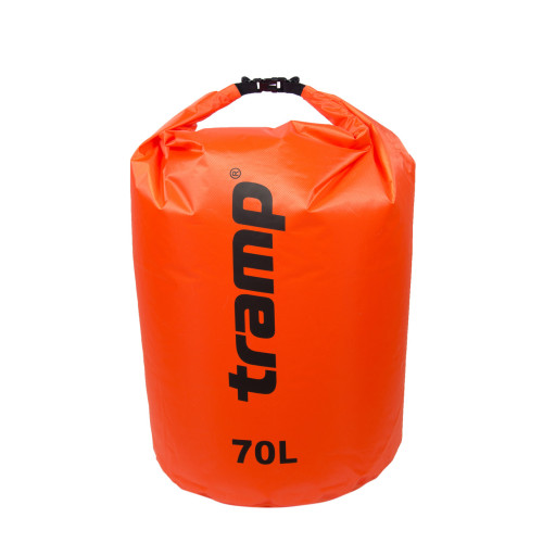 Гермомішок TRAMP PVC Diamond Ripstop 70л Оранжевий стійкий до пошкоджень захист від води та бруду