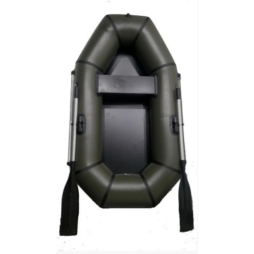 Надувна ПВХ лодка Grif boat GH-210L вантажопідйомність 200 кг довжина 210 см жорстке сидіння 1 місце