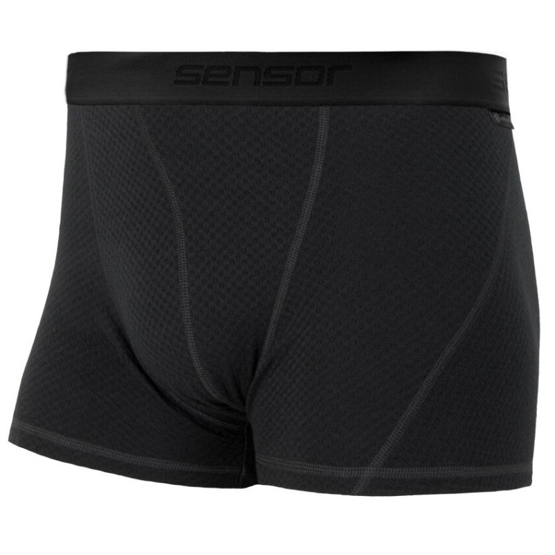 Термобілизна Sensor Merino DF чорна 15100027 SM21M-black-S з анатомічною посадкою терморегуляція