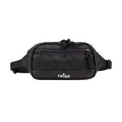 Поясна сумка Tribe 1.5 L T-ID-0001 чорна з металевою фурнітурою ергономічний дизайн для бігу та прогулянок Поясна сумка Tribe 1.5 L T-ID-0001 чорна з металевою фурнітурою ергономічний дизайн для бігу та прогулянок