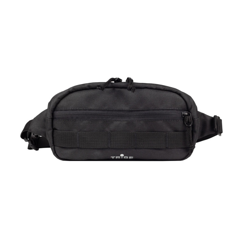 Поясна сумка Tribe Waist bag 2.5 L T-ID-0002 чорного кольору легка зручна для бігу активного відпочинку