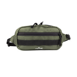Поясна сумка Tribe Waist bag 2.5 L T-ID-0002 оливкова легка комфортна для бігу з регульованою лямкою Поясна сумка Tribe Waist bag 2.5 L T-ID-0002 оливкова легка комфортна для бігу з регульованою лямкою