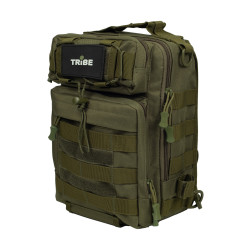 Сумка через плече Tribe Sling Pack 6.5 L T-IE-0003 оливкова стильна компактна для активного відпочинку Сумка через плече Tribe Sling Pack 6.5 L T-IE-0003 оливкова стильна компактна для активного відпочинку