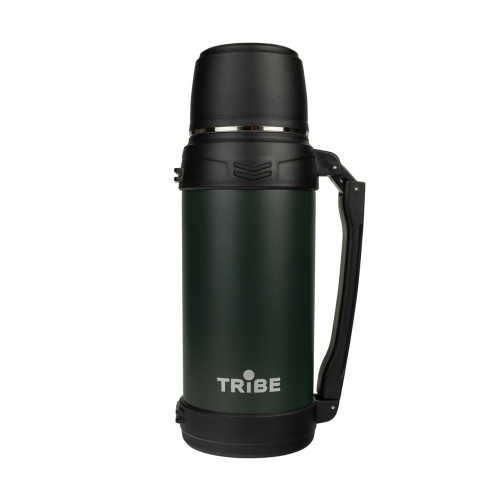 Термос Tribe Family line 2 л T-DG-0001 оливковий ізольований для гарячих і холодних напоїв та їжі