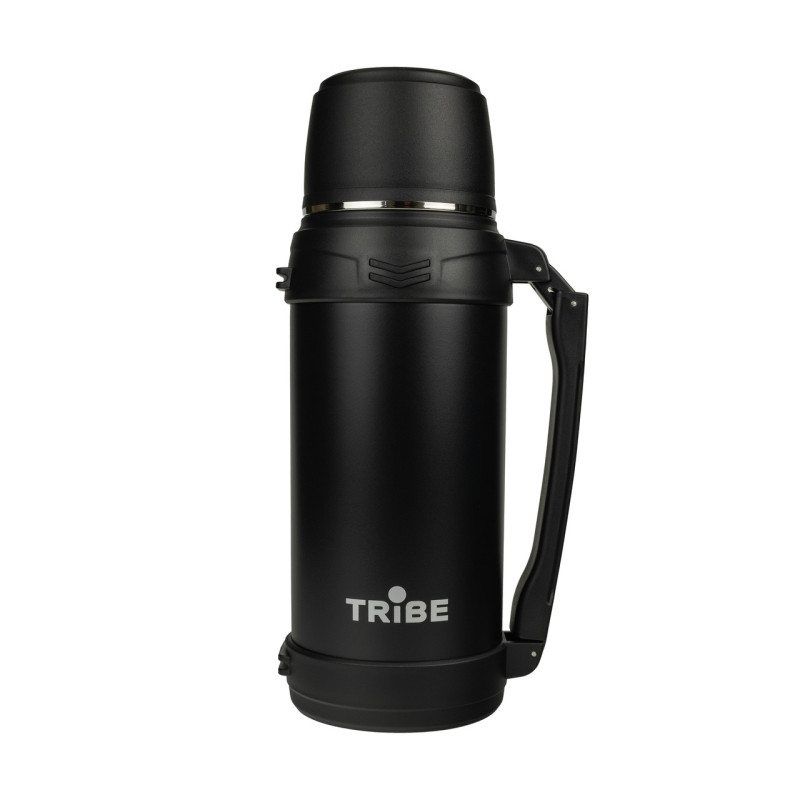 Термос Tribe Family line 2.5 л T-DG-0002 чорний для їжі та напоїв міцний матеріал компактний дизайн