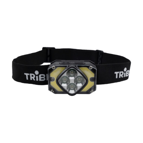 Налобний ліхтар Tribe Night Vision T-MB-0015-olive потужний LED з акумулятором регульований кут освітлення водонепроникний