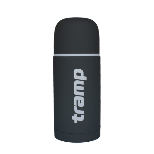 Термос TRAMP Soft Touch UTRC-108 0.75 л сірий нержавіюча сталь антиковзке покриття