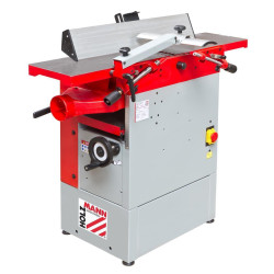 Фуговально-рейсмусовий станок Holzmann HOB 260ECO трифазний мотор 1.5 кВт стругальний вал 75 мм швидкість обертання 4000 об/хв Фуговально-рейсмусовий станок Holzmann HOB 260ECO трифазний мотор 1.5 кВт стругальний вал 75 мм швидкість обертання 4000 об/хв