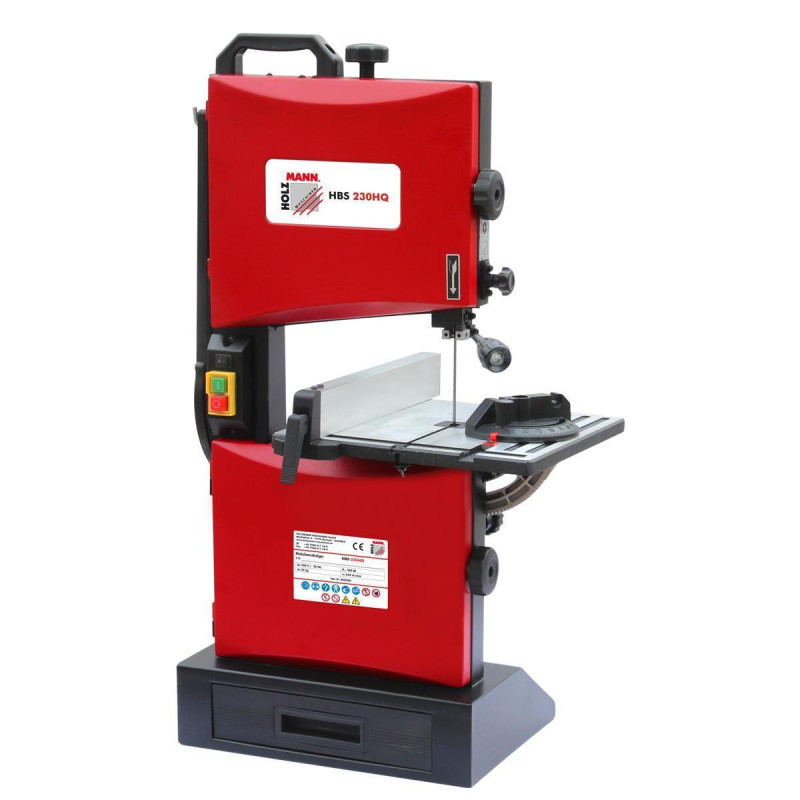 Ленточна пила Holzmann HBS 230HQ 230V 300 Вт потужність довжина полотна 1575 мм 635 м/хв швидкість