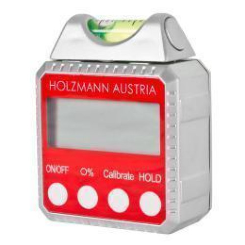 Цифровий кутомір Holzmann DWM 90 точність ±0.1° діапазон 0-360° магнітне кріплення 3V акумулятор