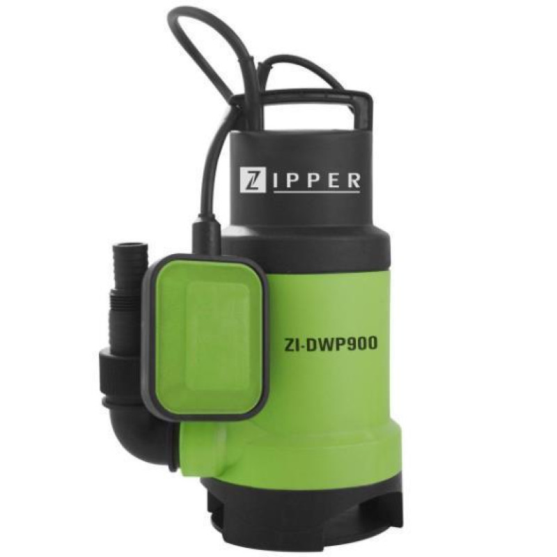 Дренажний насос Zipper ZI-DWP900 900 Вт продуктивність 13 м³/год максимальна глибина всмоктування 7 м