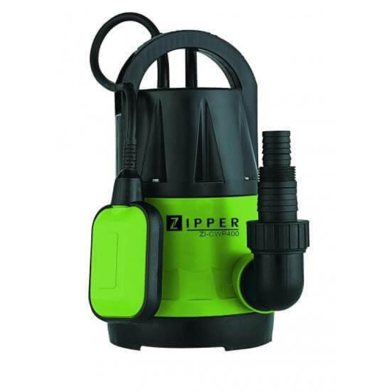 Дренажний насос Zipper ZI-CWP400 потужність 400 Вт продуктивність 7300 л/год довжина кабелю 10 м